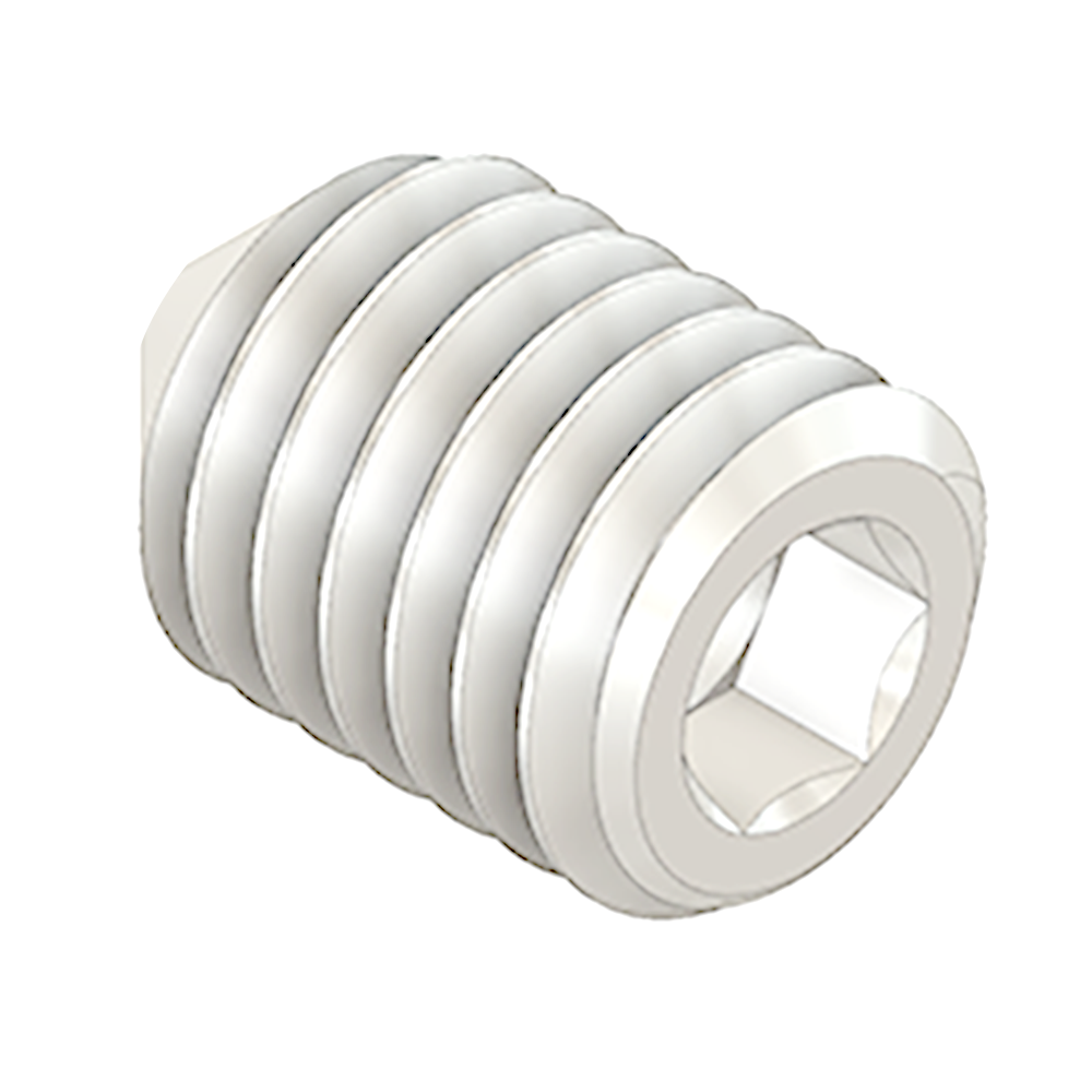 M6X8SETF-0 MODULAR SOLUTIONS FASTNERS<br>M6 X 8 FLAT TIP SET SCREW